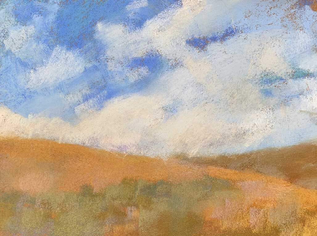 2021. Scudding Clouds. 6.75 x 8.75