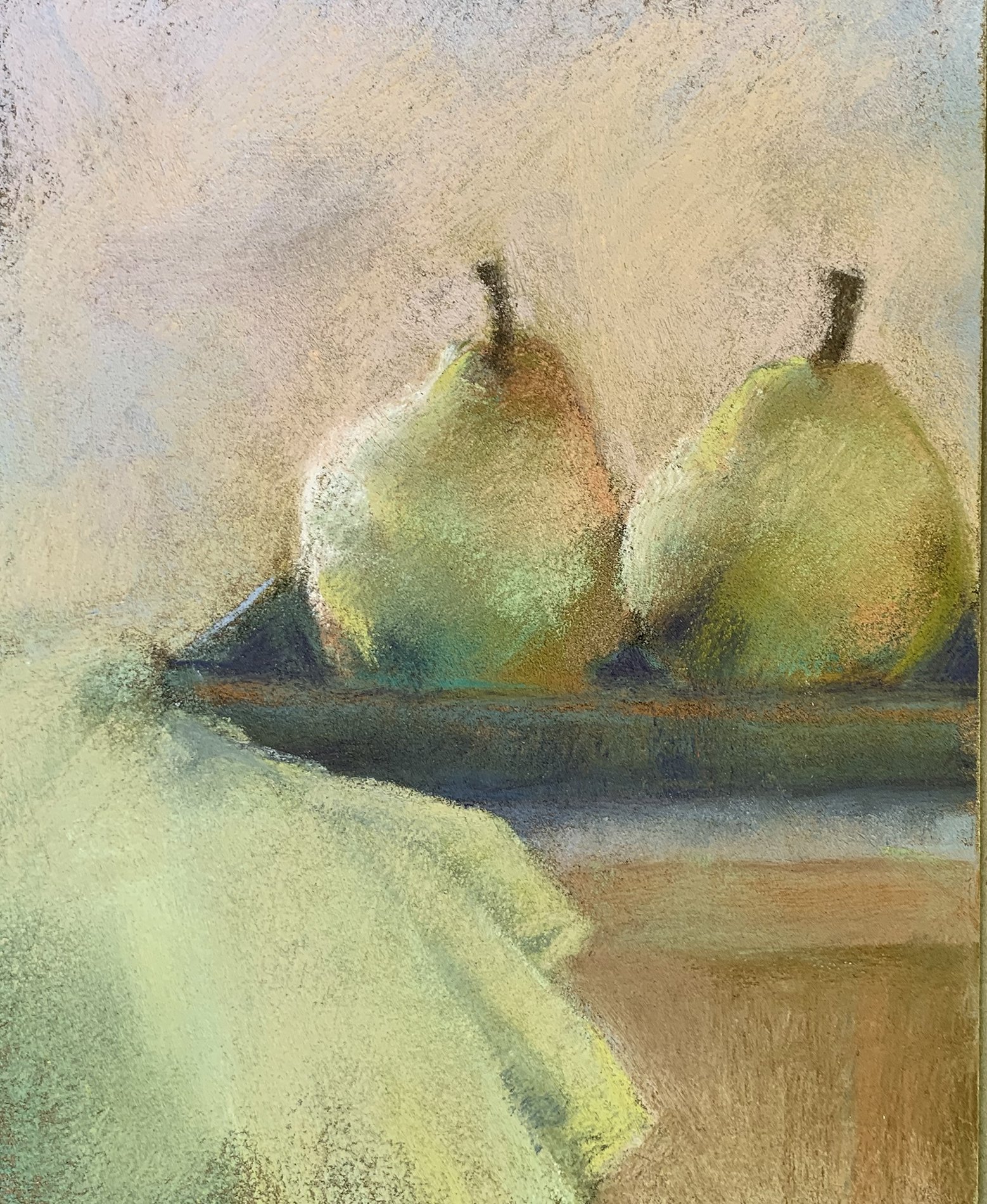 Pears with Green Platter