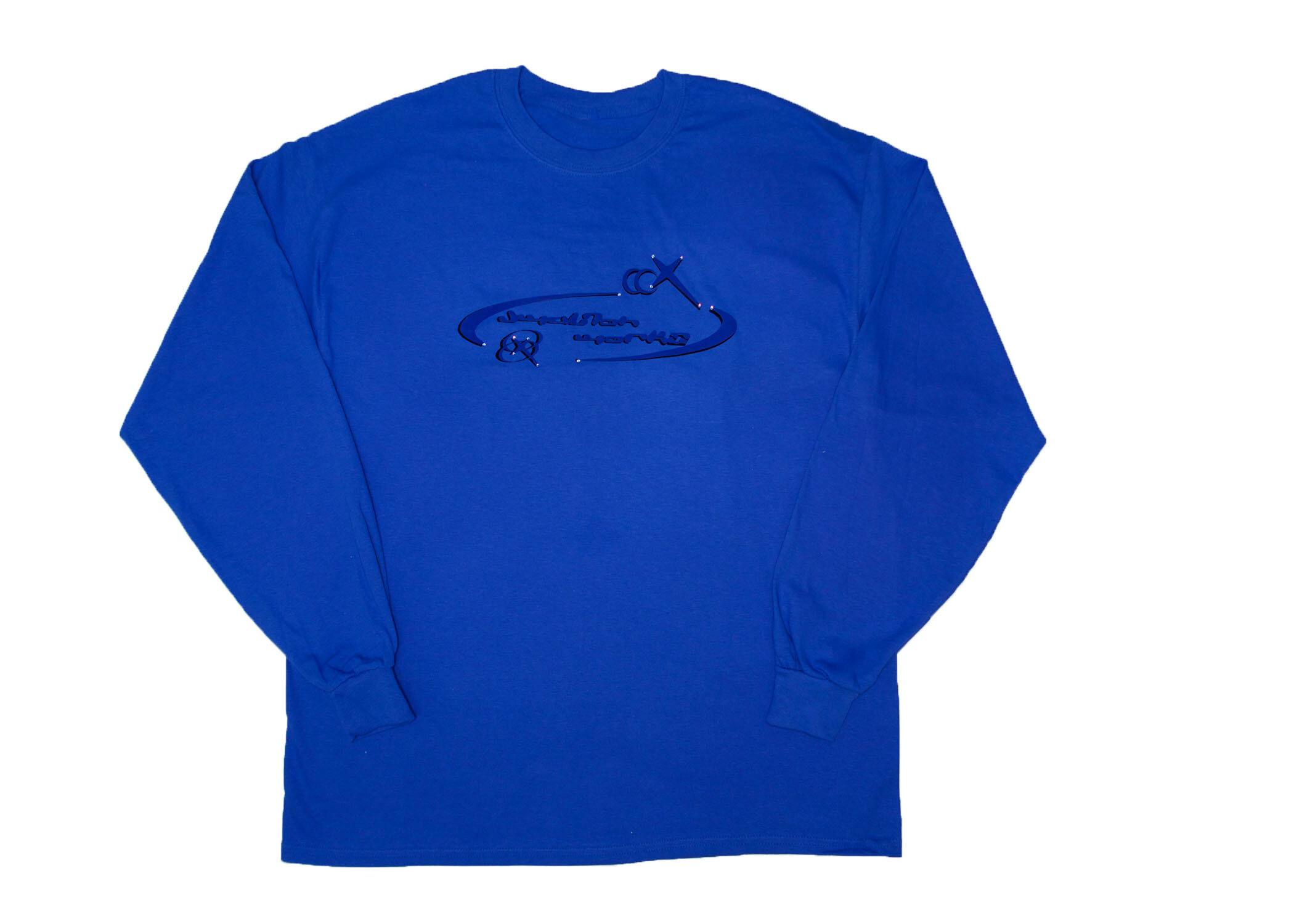 (Blue) Long sleeve work wear shirt