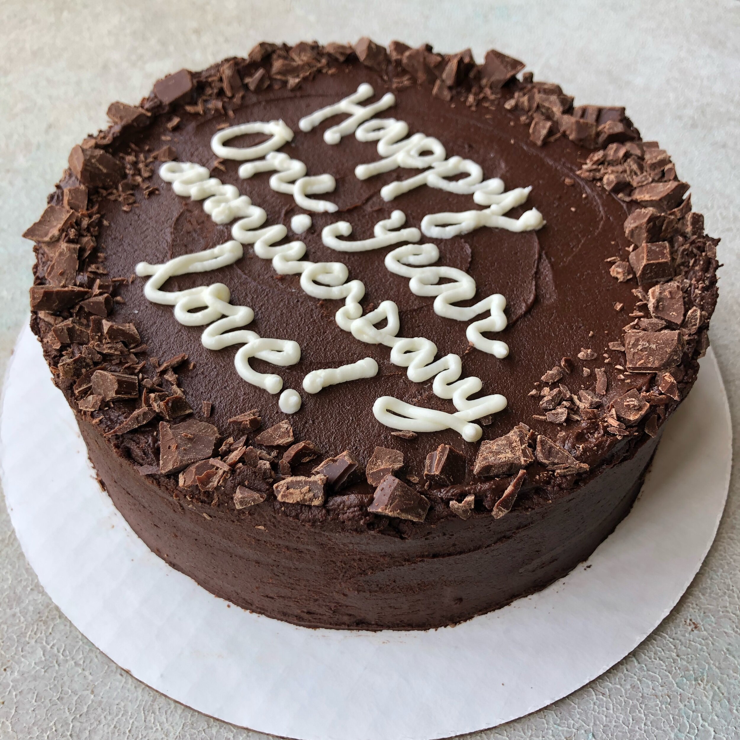  Chocolate Cake with chocolate chunks 