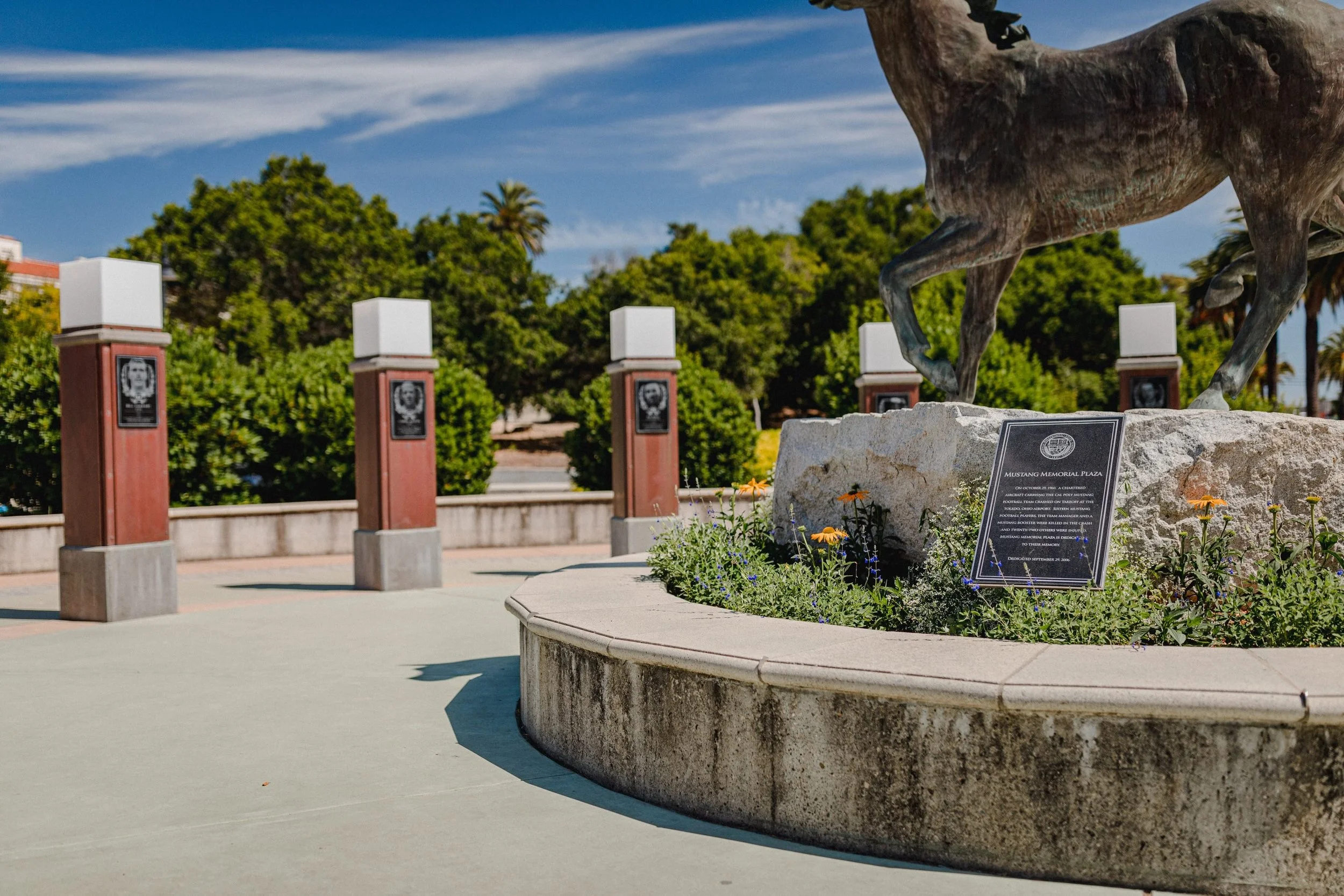 Big week on campus with the start of the first ever Fall semester @calpoly ! Plus the college football season&rsquo;s opening game on Friday night nationally televised on @espn with the new Madden Football Center by Populous in the background. 

Refl