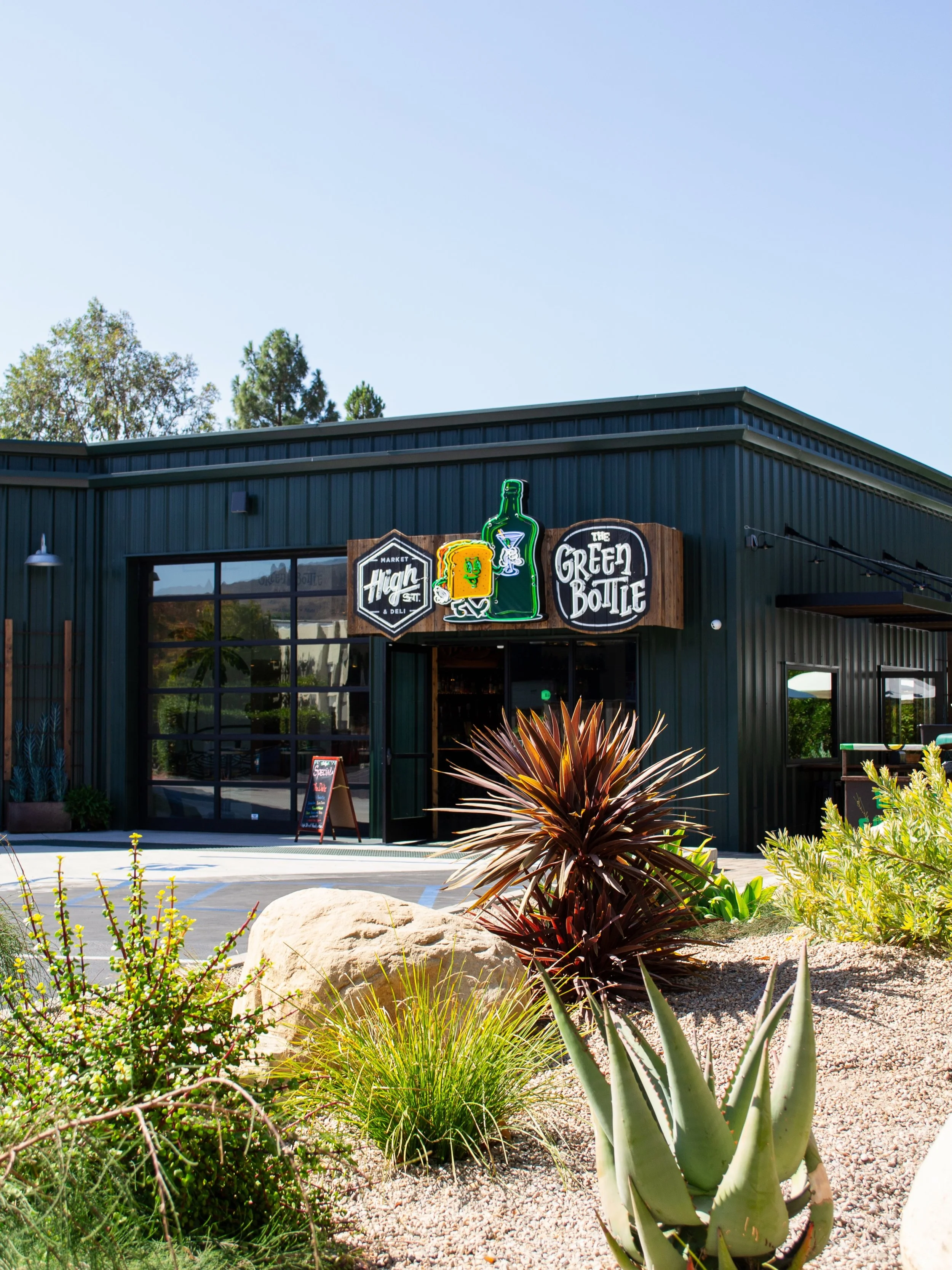 Distillery, tasting room &amp; common bar come together at @drinkgreenbottle creating a shared space designed around gathering, tasting &amp; staying awhile.

The Green Bottle &bull; San Luis Obispo, CA

#Brockitecture #HospitalityDesign #SanLuisObis