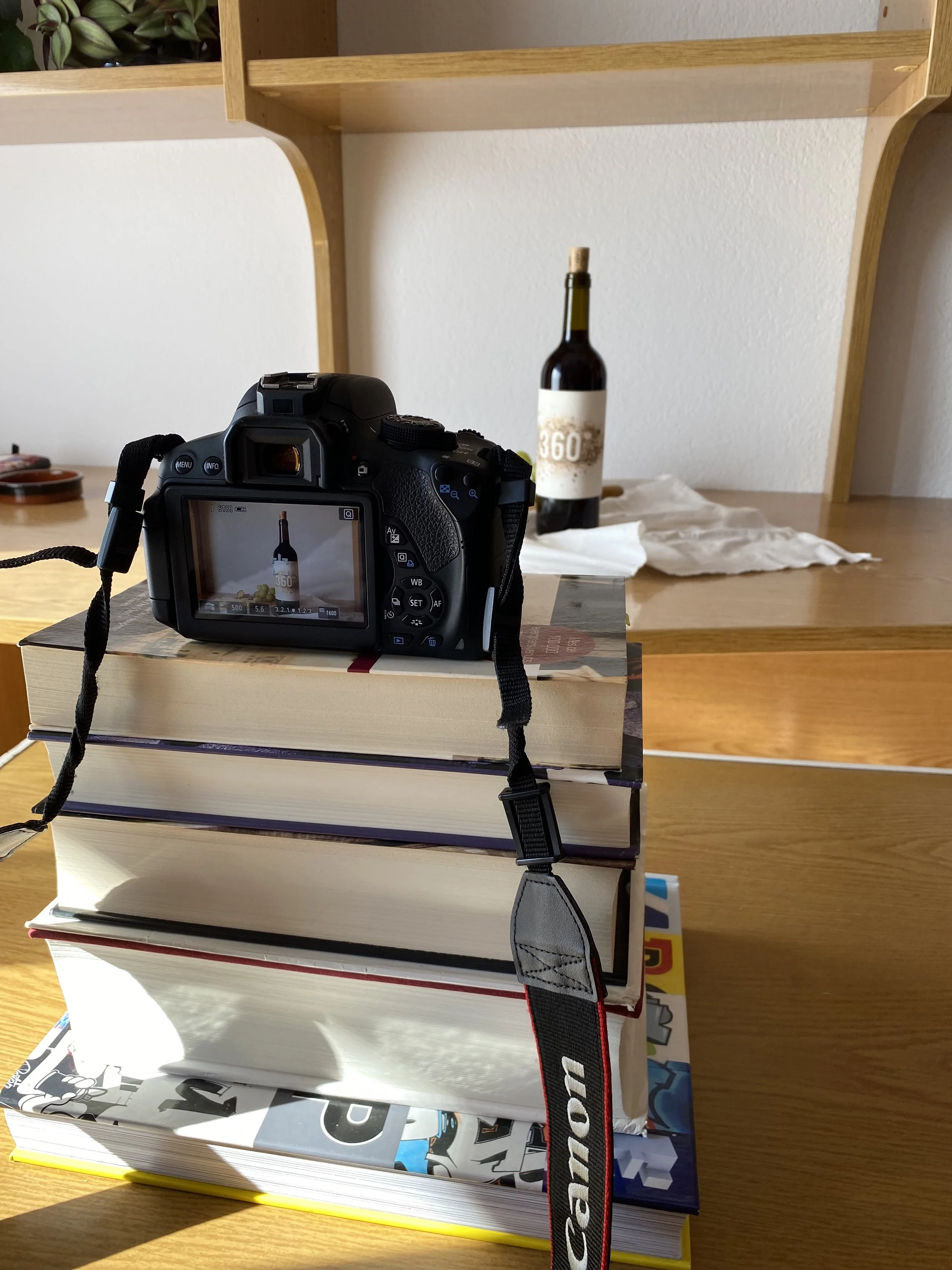   Making of  de les fotografies.  