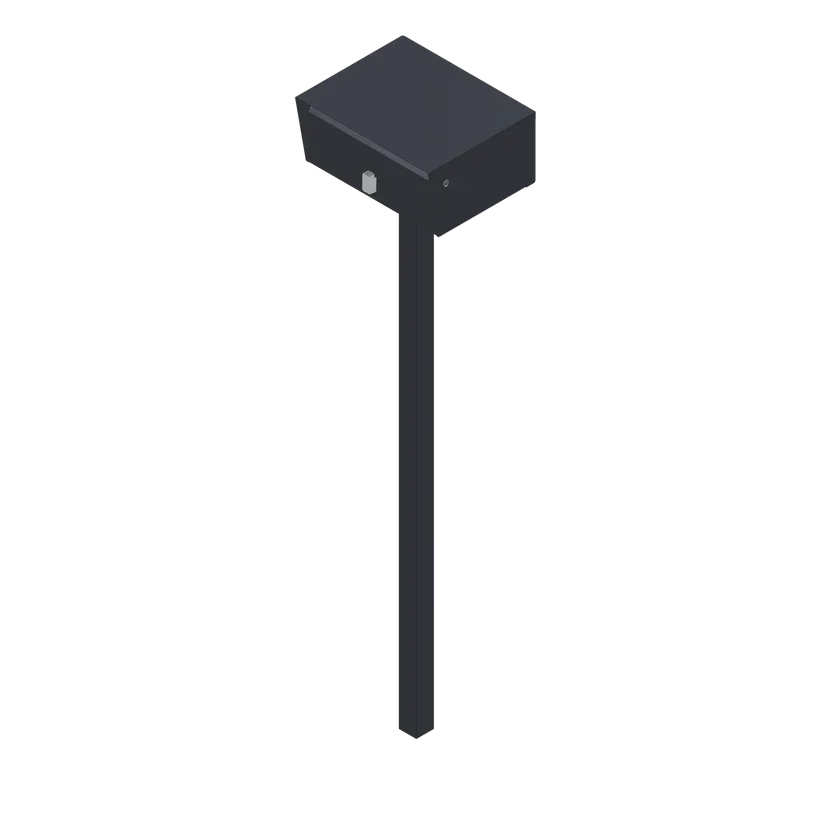 Vandal Resist Landscape Front Opening - Latch Lock - Ironstone.webp