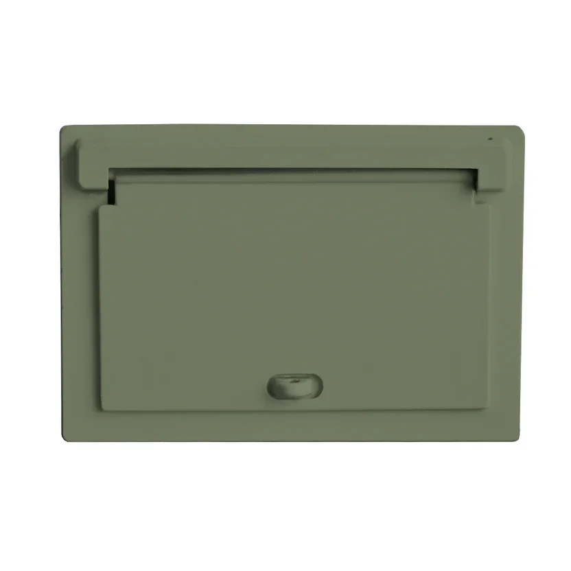 Cast Aluminium Plates - Portairt - Rear Door - Pale Eucalypt.webp