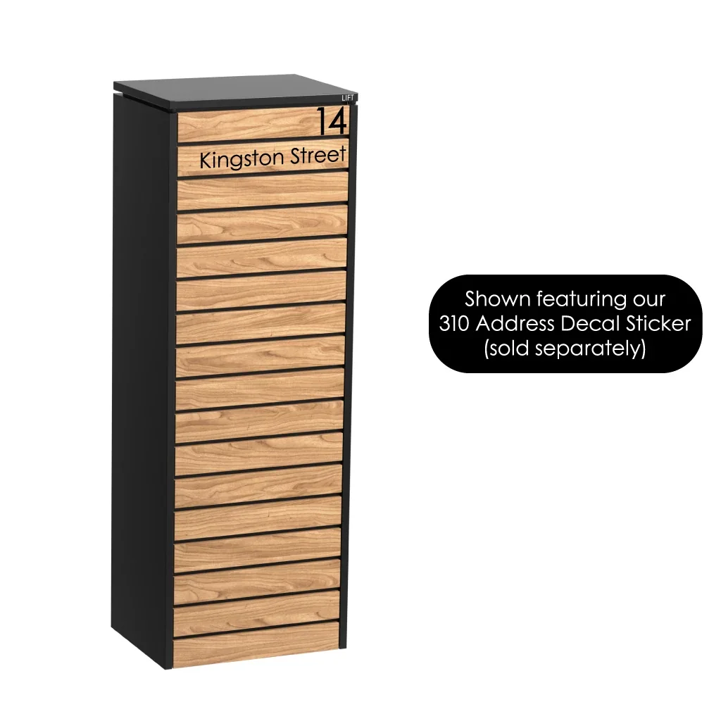 Plaza II Parcel Letterbox Black 9.webp