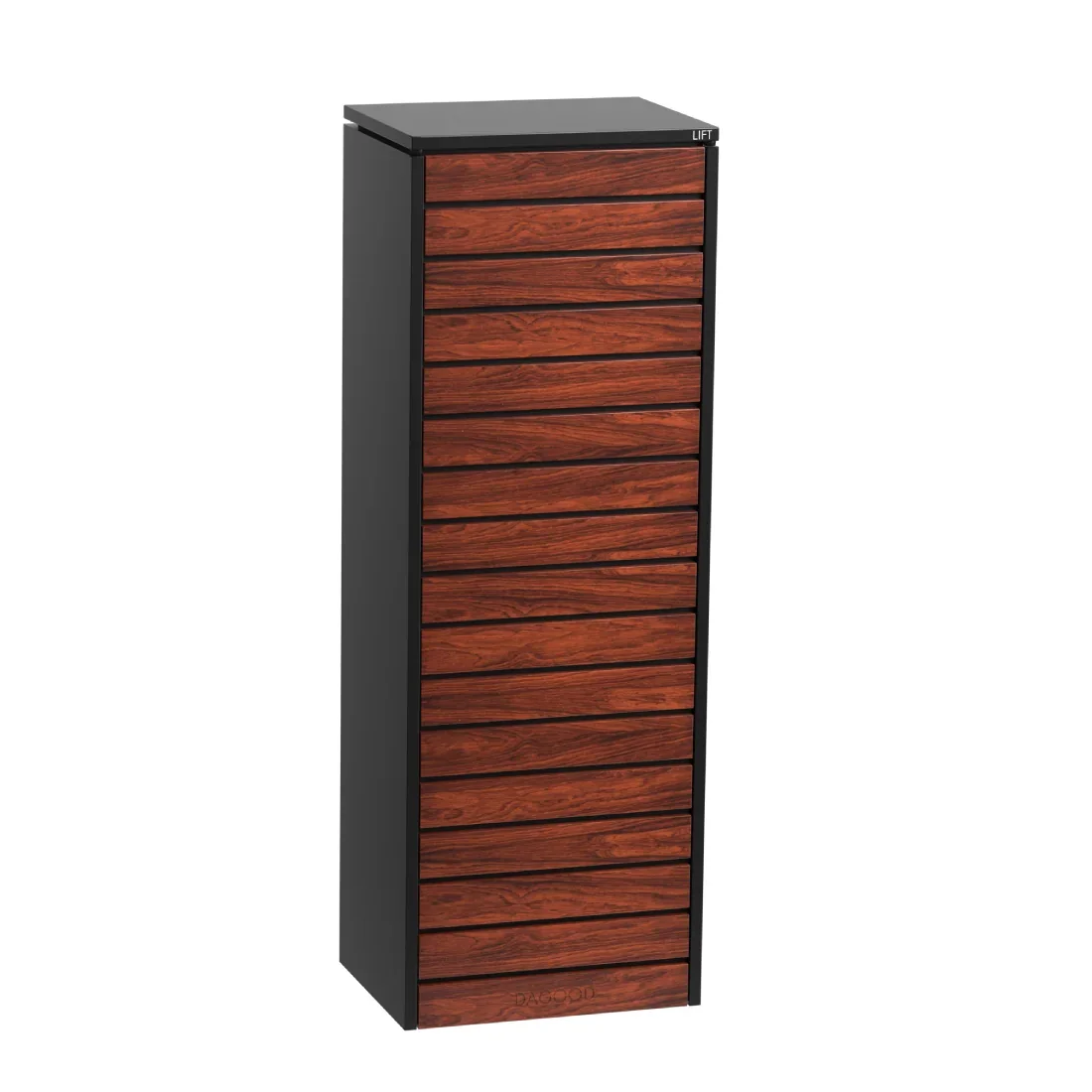 Plaza II Parcel Letterbox Black 10.webp