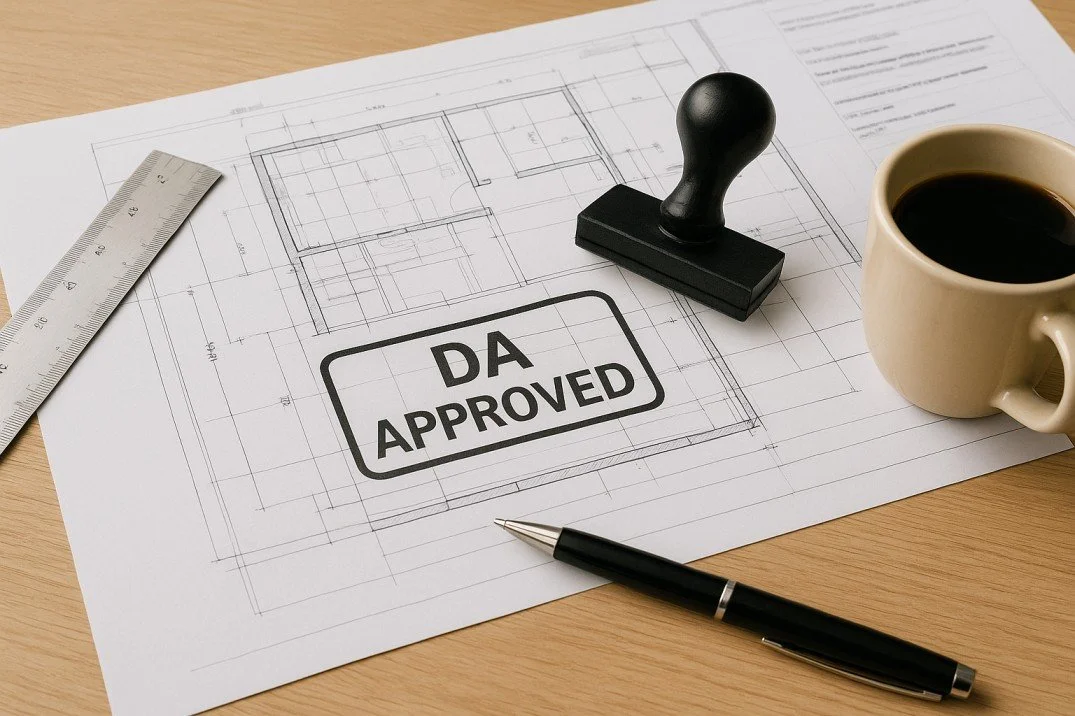 Architectural drawings and DA documents prepared for council submission