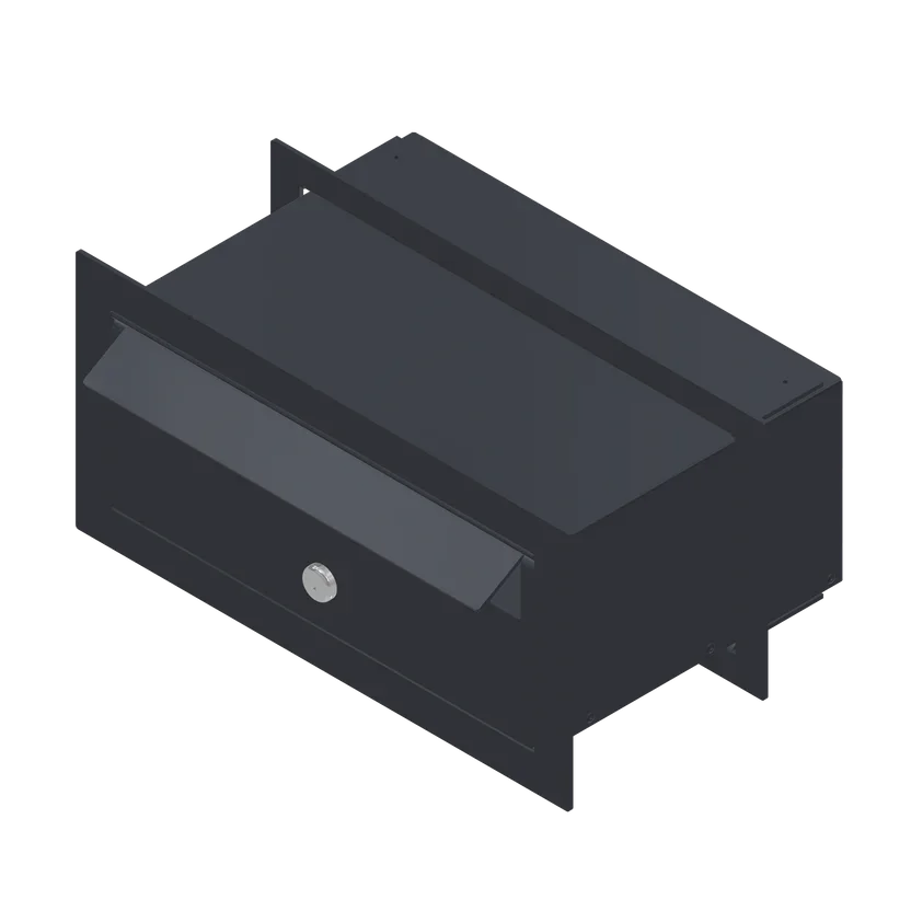 Front Opening - Key Lock With 2 Keys - Ironstone.webp