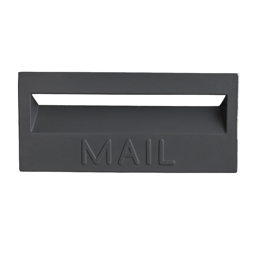 Cast Aluminium Plates - LandScape - Front slot - Basalt.webp