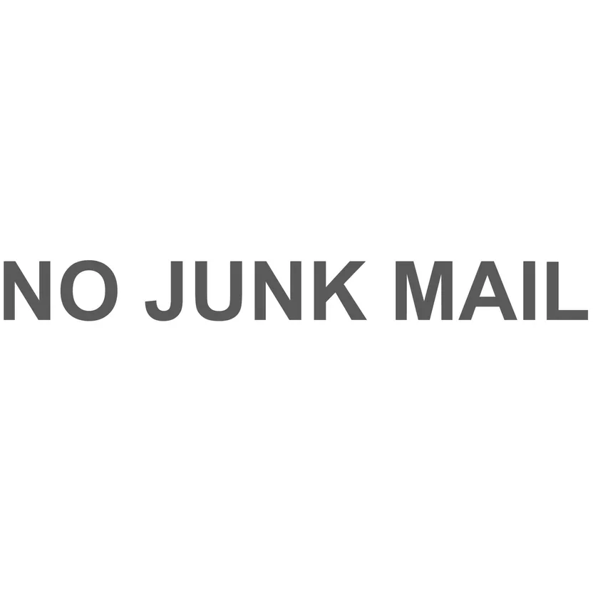 NO JUNK MAIL - Grey.webp