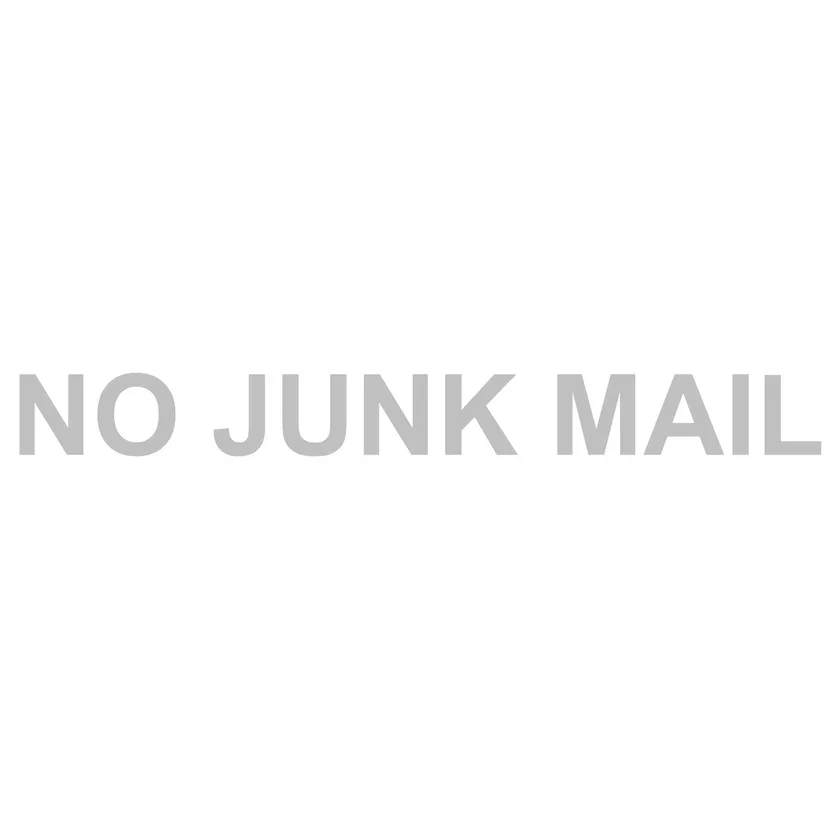 NO JUNK MAIL - Silver.webp