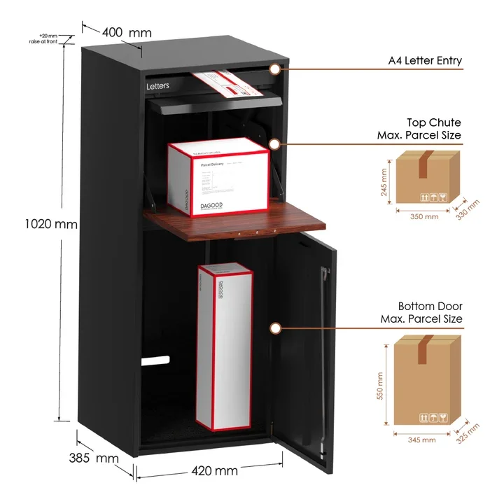 Aventi Parcel Letterbox Charcoal 1.webp