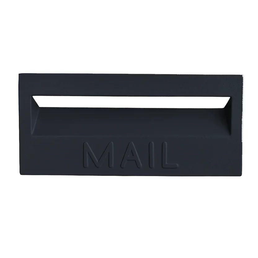 Cast Aluminium Plates - LandScape - Front slot - Ironstone.webp