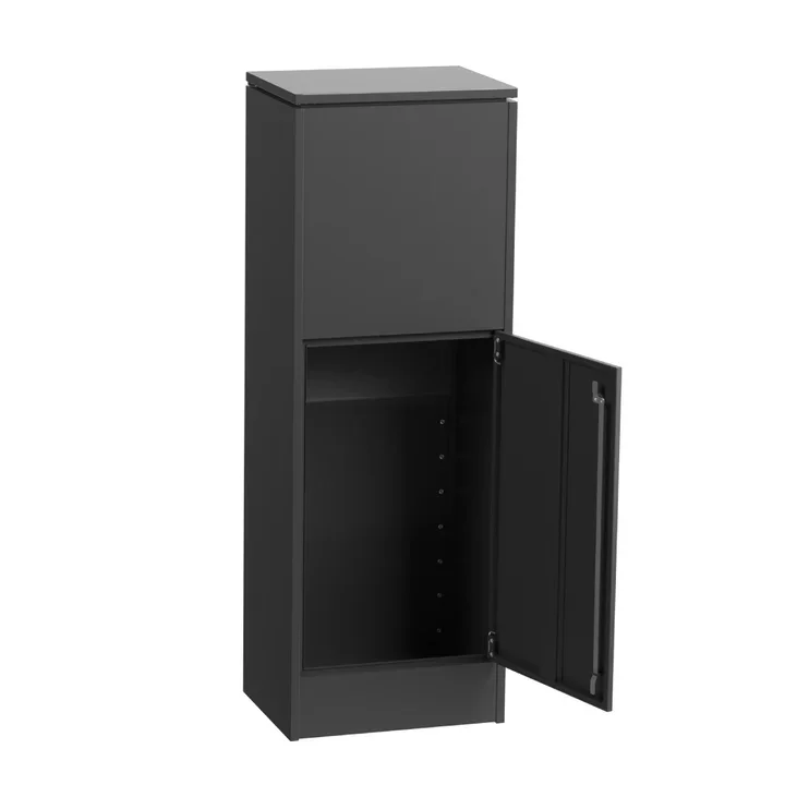 Plaza II Parcel Letterbox Charcoal 4.webp