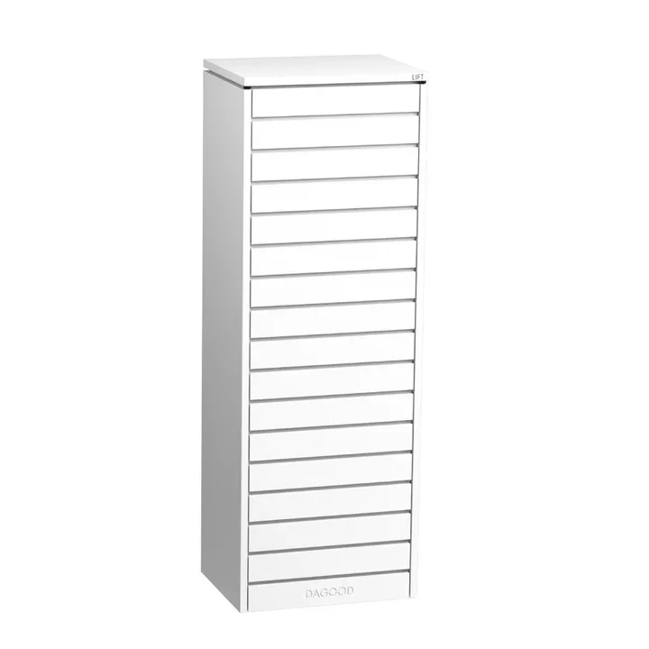 Plaza II Parcel Letterbox White - 3.webp