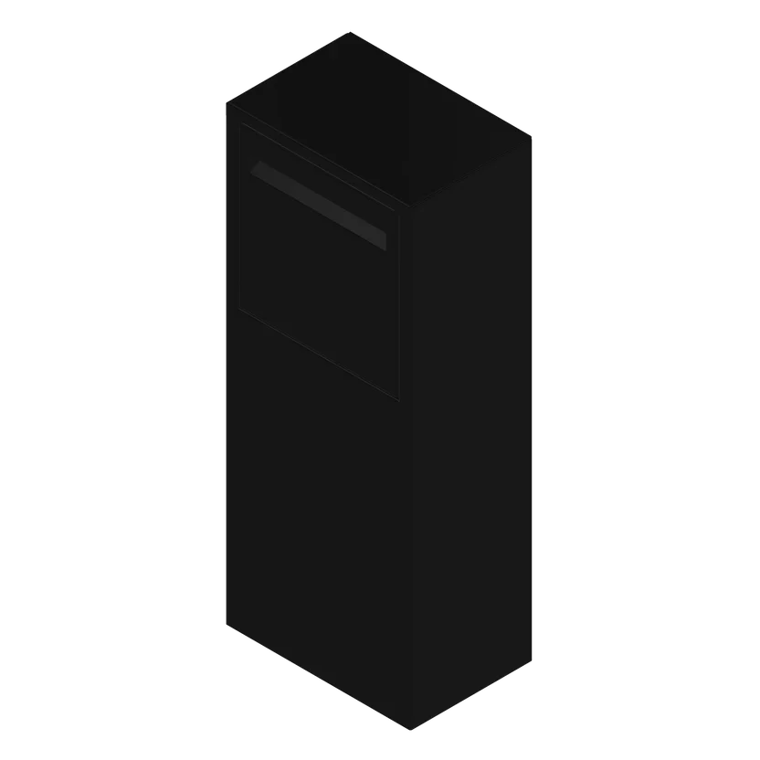 Parcel Box - Black Satin.webp