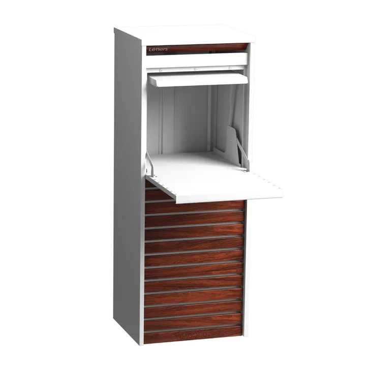 Clasti Parcel Letterbox White - spring 4.webp