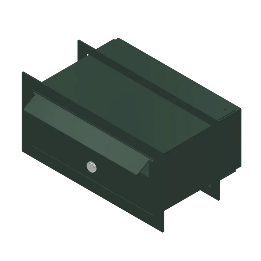 Front Opening - Key Lock With 2 Keys - Cottage Green.webp