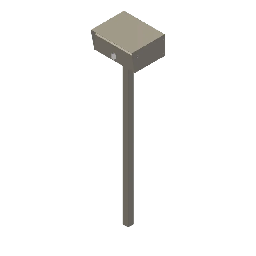 Vandal Resist Landscape Front Opening - Latch Lock - Paperbark.webp