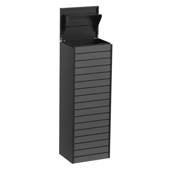 Plaza II Parcel Letterbox Black 2.webp