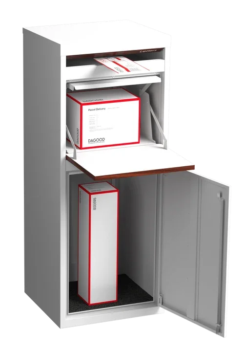 Parker Parcel Letterbox White autumn 6.webp