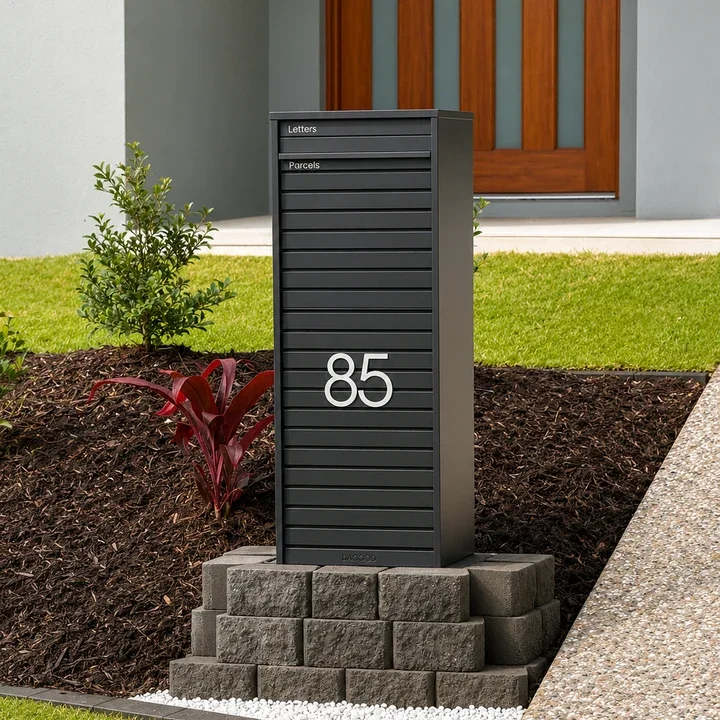 Clasti Parcel Letterbox Charcoal - 1.webp