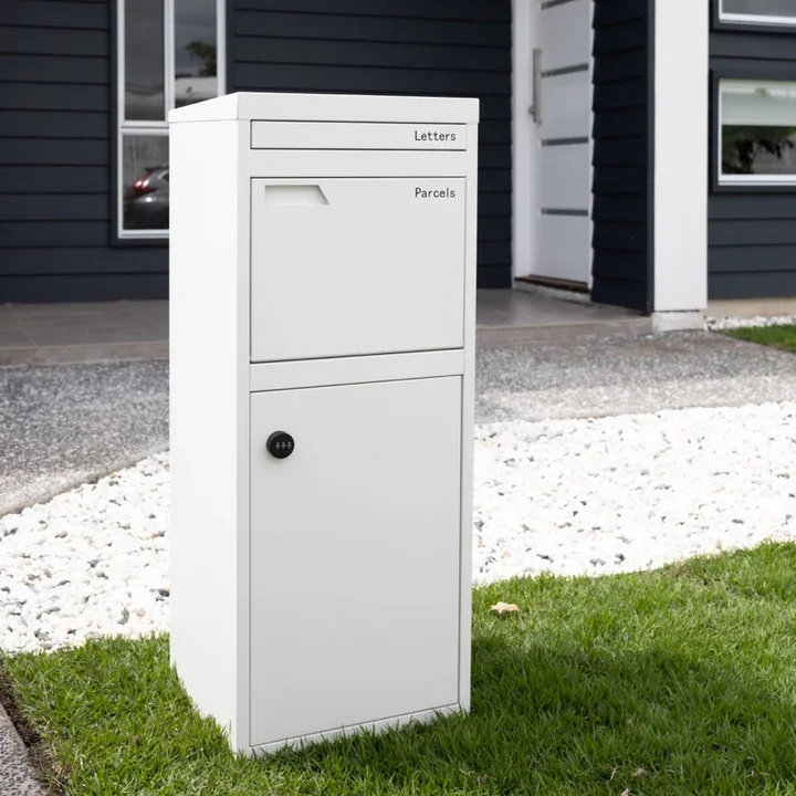 Parker Parcel Letterbox White