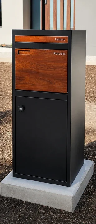 Parker Parcel Letterbox Black - spring 2.webp