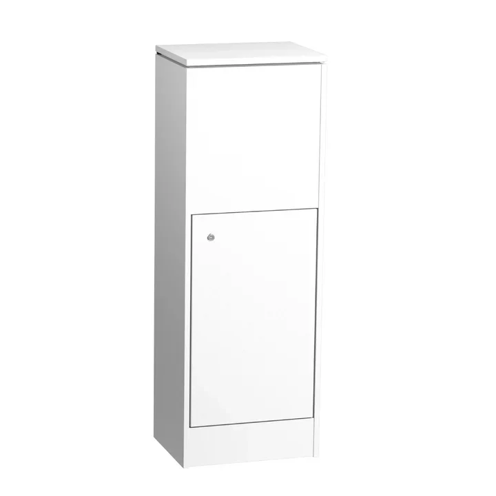 Plaza II Parcel Letterbox White -5.webp