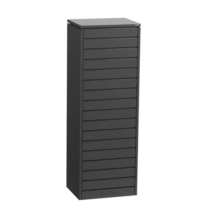 Plaza II Parcel Letterbox Charcoal 1.webp