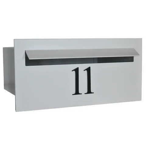 Black Bolt On Numbers on a Surfmist Superior