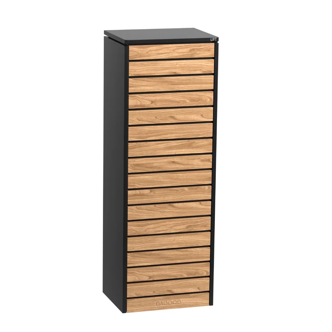 Plaza II Parcel Letterbox Black 7.webp