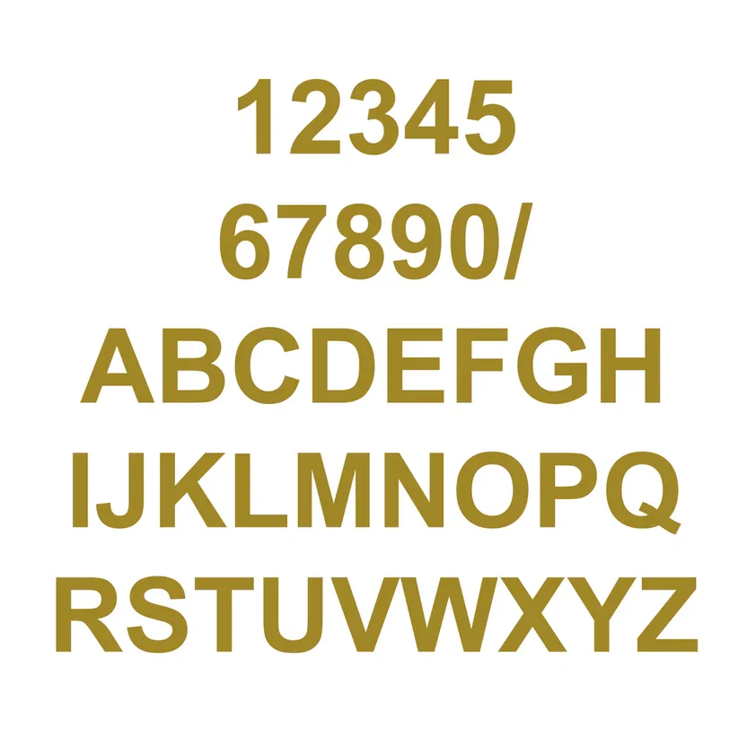 Vinyl - Arial - Gold.webp