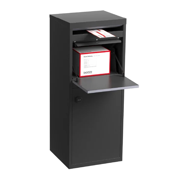 Parker Parcel Letterbox Charcoal - silver - 2.webp