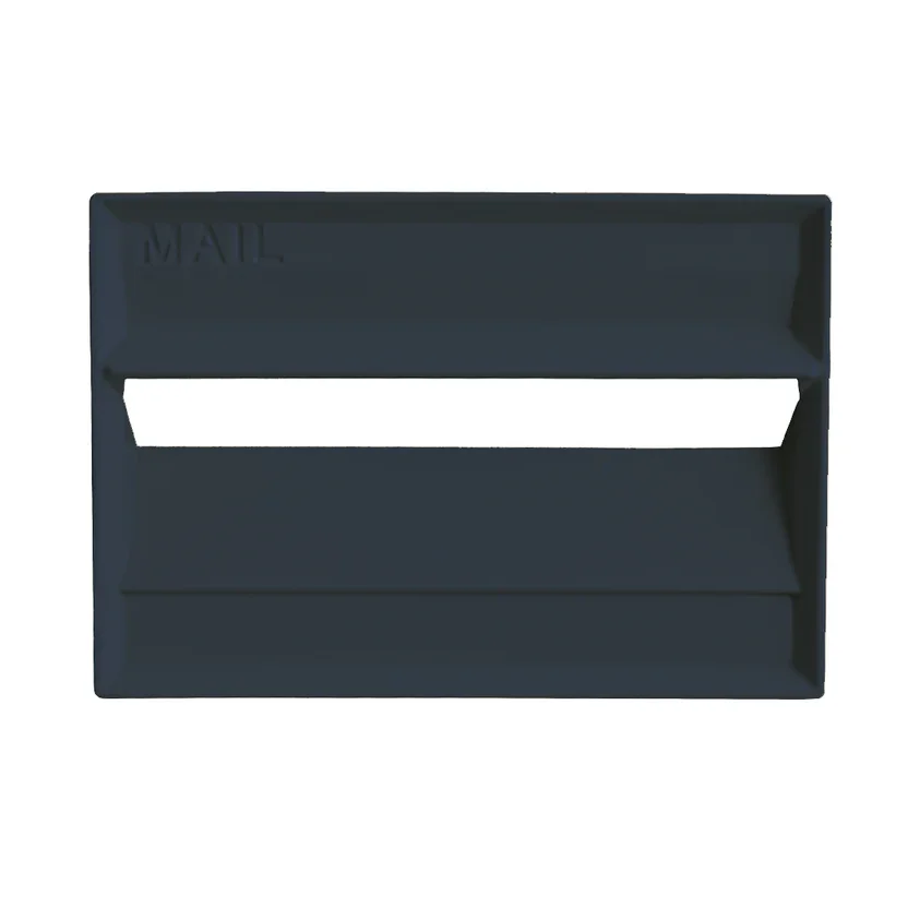 Cast Aluminium Plates - Portairt - Front slot - Deep Ocean.webp