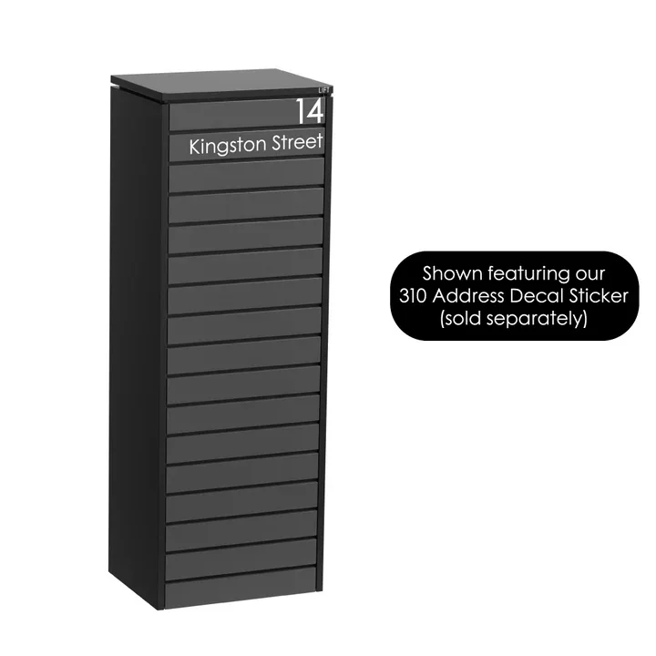 Plaza II Parcel Letterbox Black 3.webp