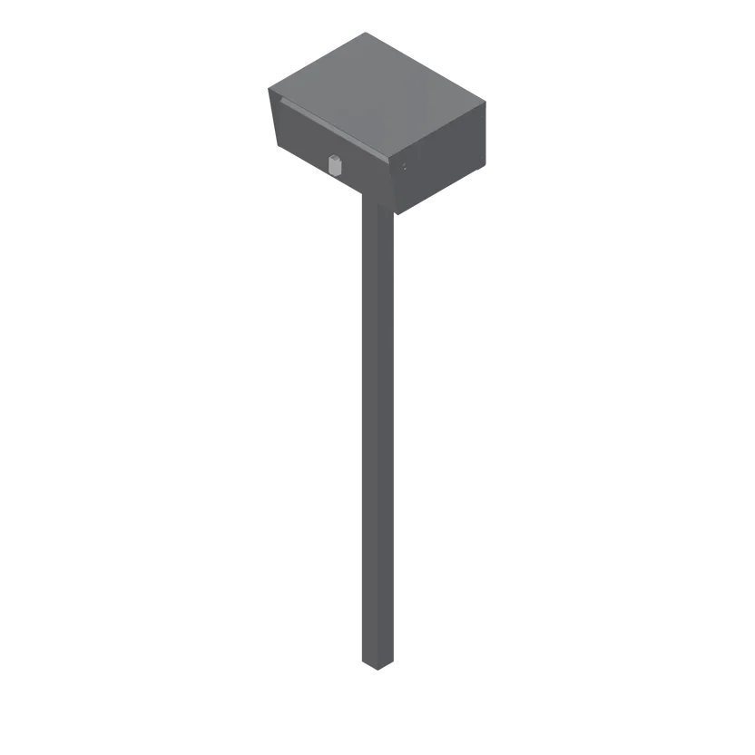 Vandal Resist Landscape Front Opening - Latch Lock - Bluegum.webp