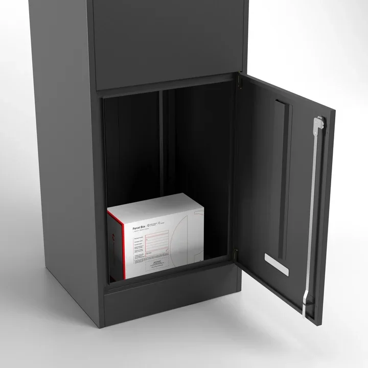 Aventi Dual Access Parcel Letterbox Charcoal img 2.webp