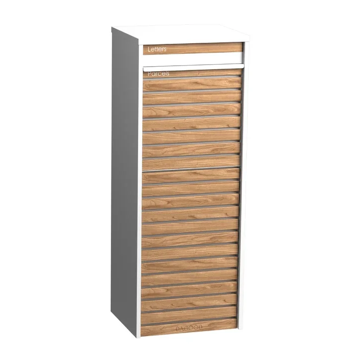 Clasti Parcel Letterbox White - autumn 2.webp
