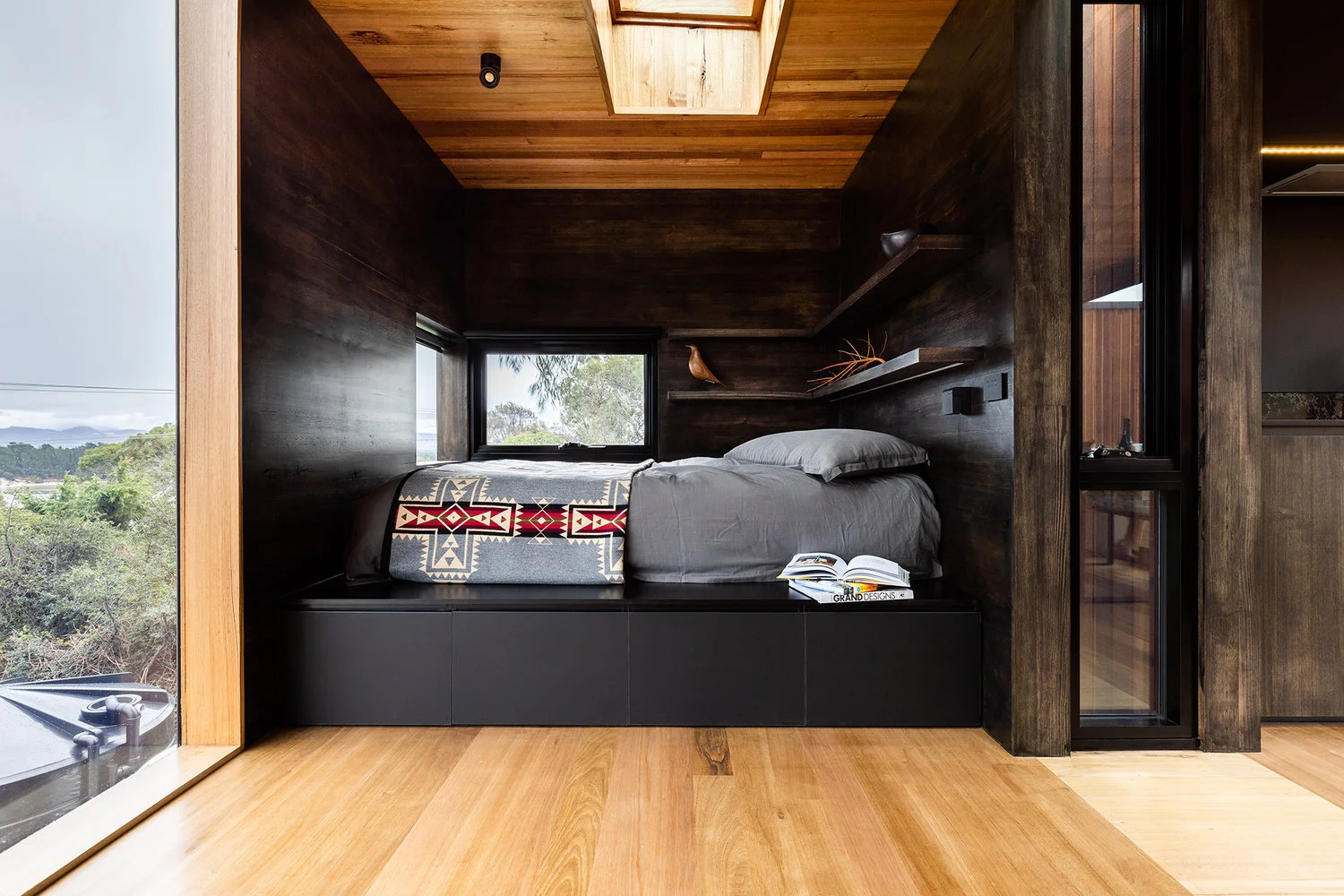 The Cocoon house in Lewisham, which featured on Grand Designs Australia. The interior was constructed from Hydrowood Oak