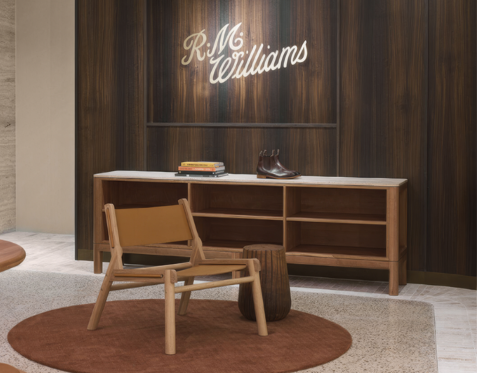 Reclaimed Tasmanian Leatherwood Furnishes R.M. Williams' Global Flagship
