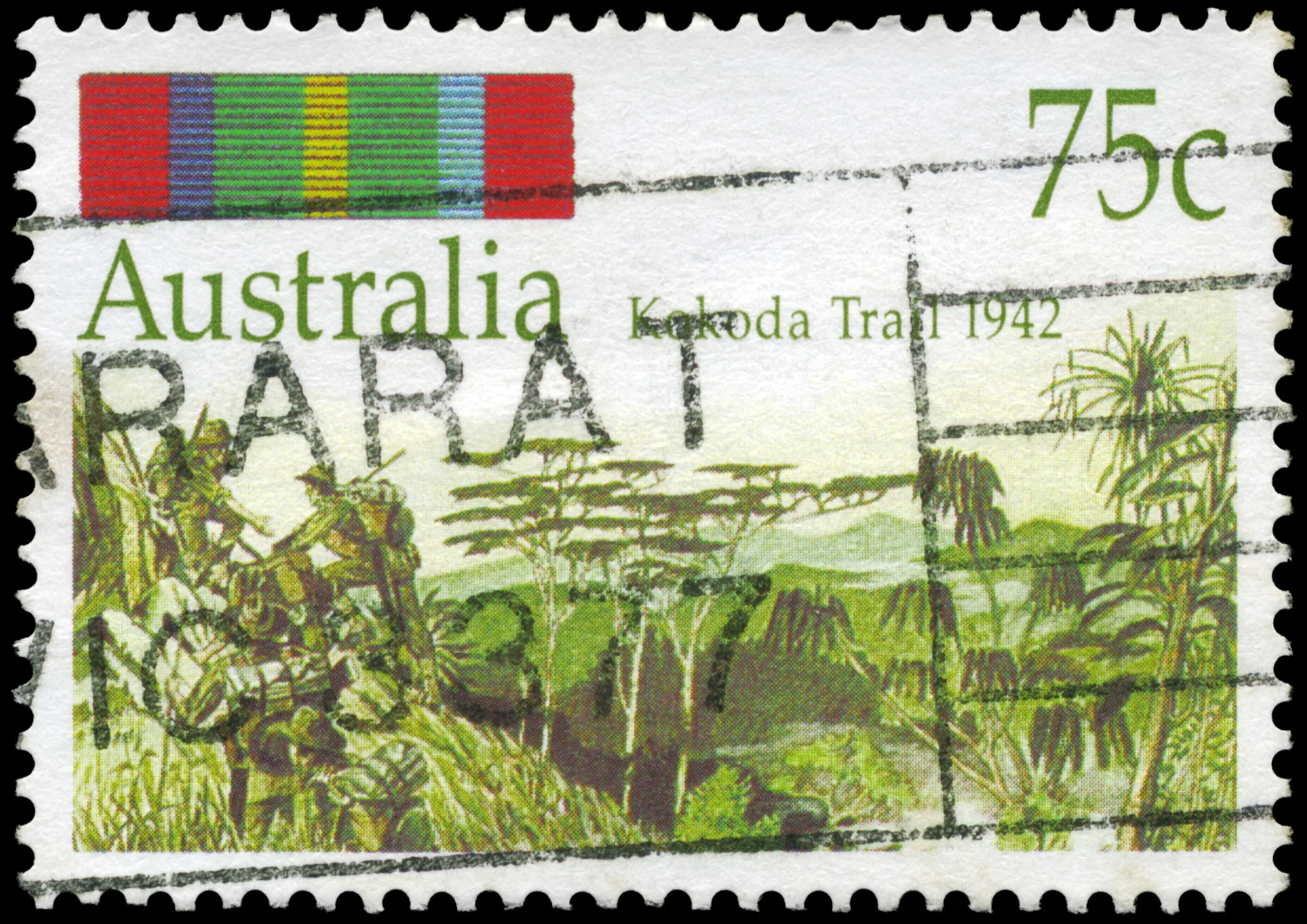 Milne Bay Kokoda Trail Stamp 1942 iStock-162242227.jpg