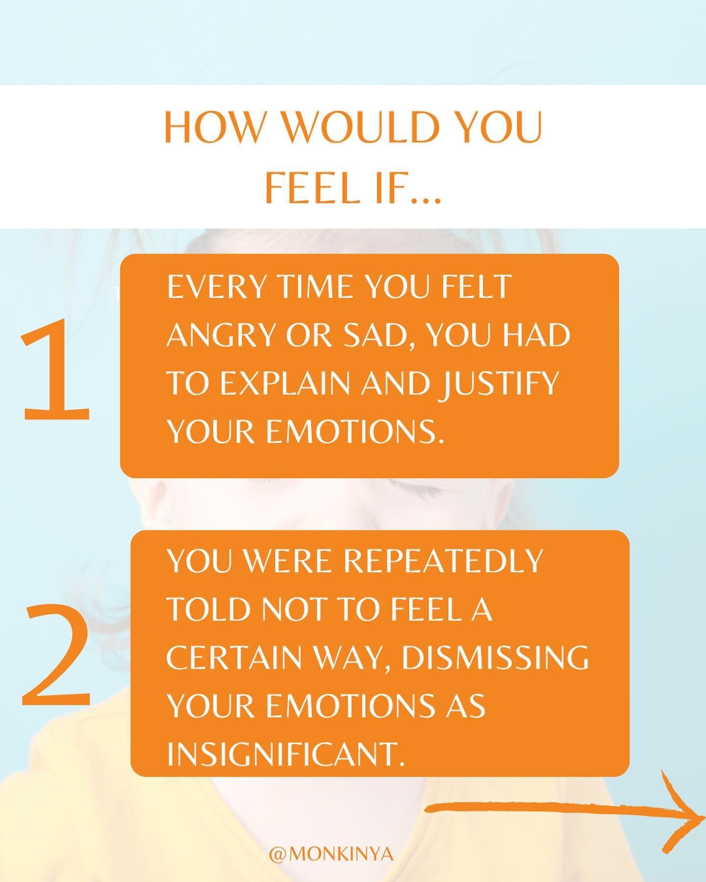 WHY ARE YOU CRYING AGAIN?

OHHH, YOU DON&rsquo;T CRY OVER A ___ IT&rsquo; NOT WORTH IT. / IT IS SILLY! / IT&rsquo;S NOT A BIG DEAL.

YOU ARE NOT A BABY ANYMORE. BIG KIDS DON&rsquo;T CRY.

&hellip;&hellip;

How does reading these make you feel?

#mind