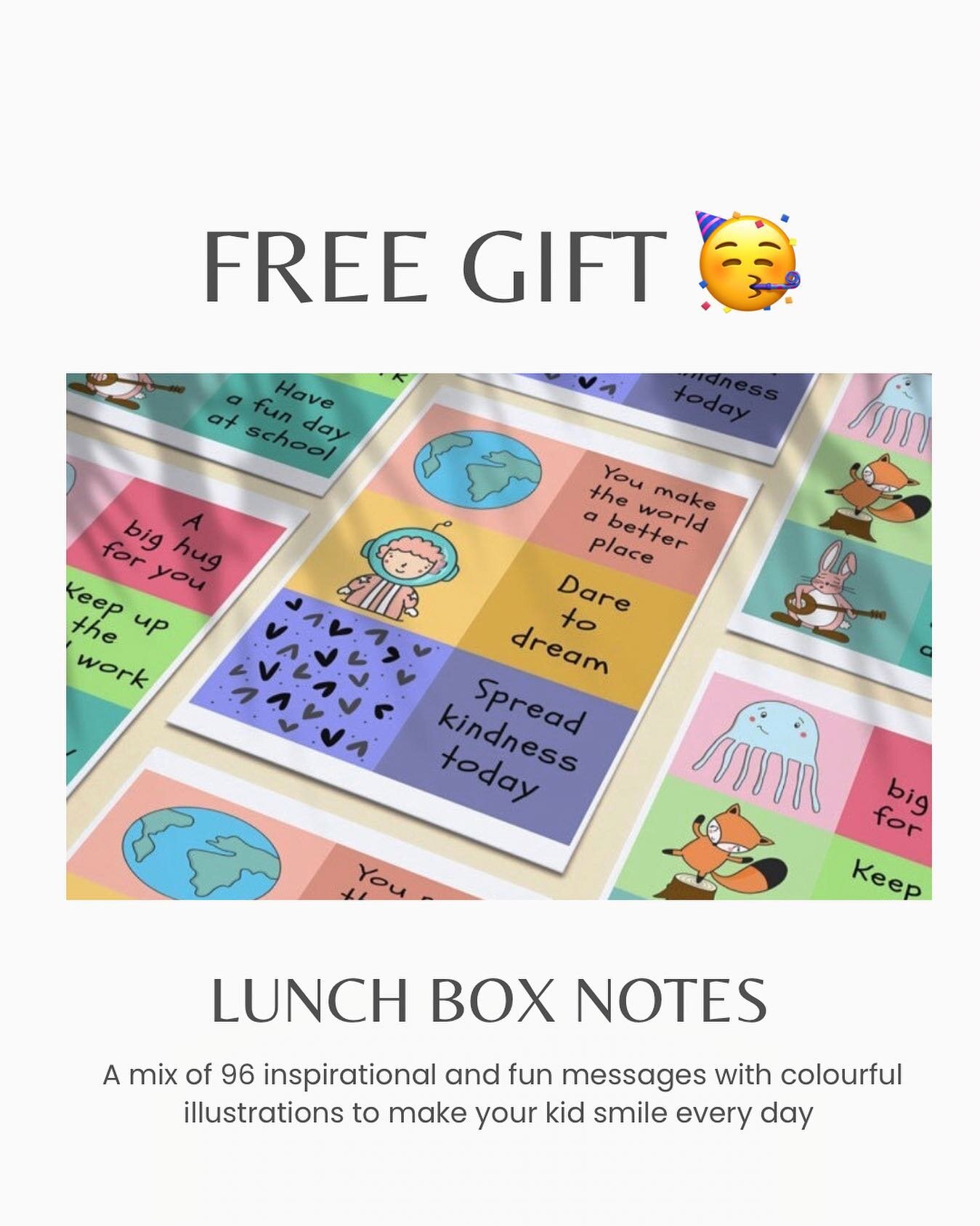 Here is your back-to-school gift from Monkinya ❤️🥳 Follow @monkinya - Comment below with an emoji that best describes &ldquo;back to school&rdquo; for you, and you&rsquo;ll get a DM to download Monkinya&rsquo;s fun lunch box printables. 
Feel free t