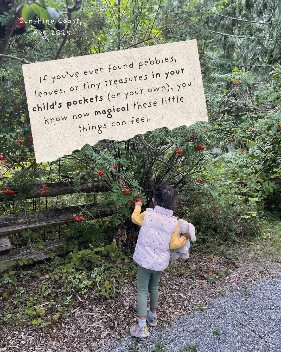 If you&rsquo;ve ever found pebbles, leaves, or tiny treasures in your child&rsquo;s pockets (or your own), you know how magical these little things can feel. The name of this account is inspired by my daughter&rsquo;s pockets, always filled with natu