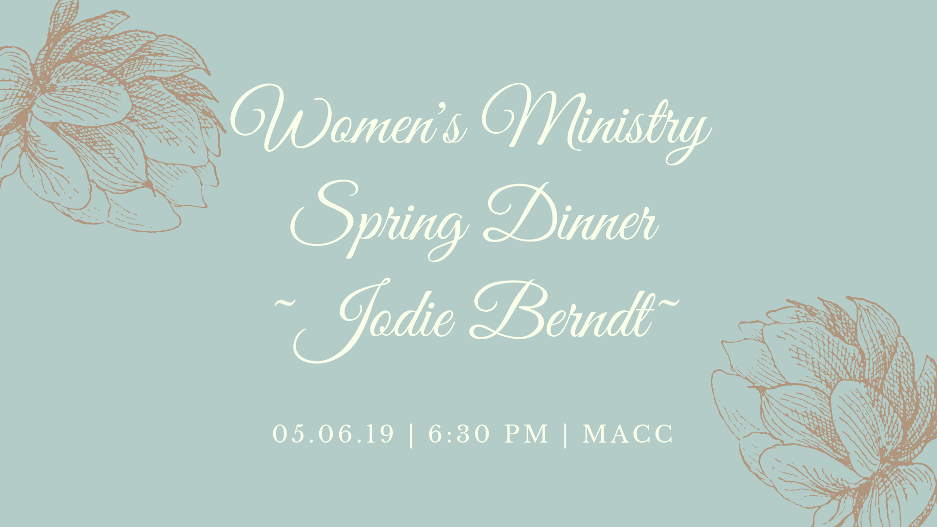 Women's Ministry Spring Dinner