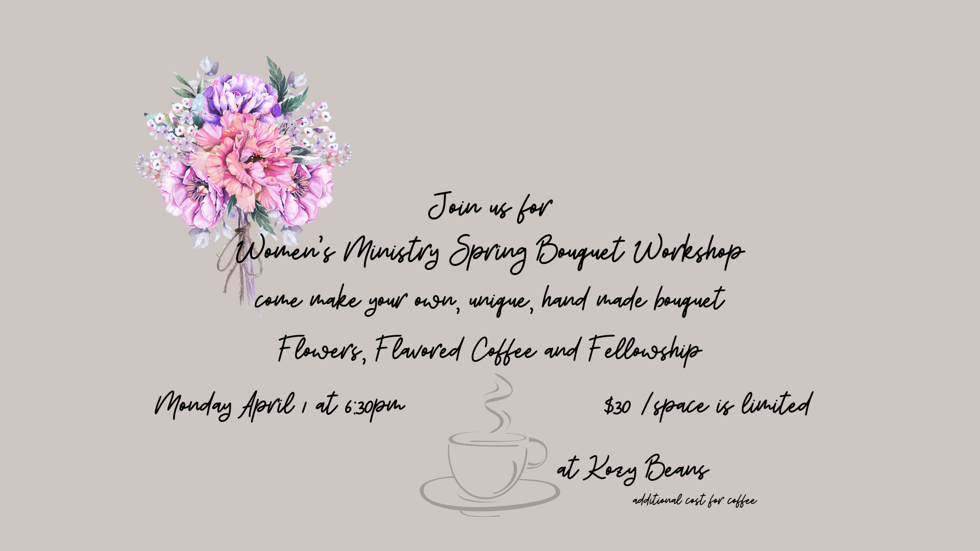 Spring Bouquet Workshop