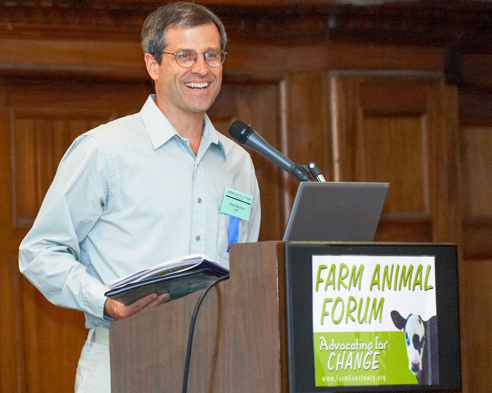 Farm Sanctuary founder Gene Baur