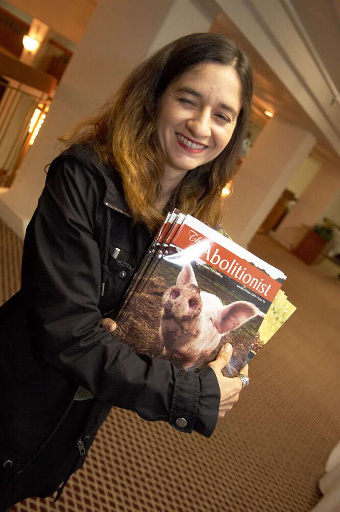 Vegan activist Lauren Ornellas 